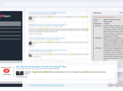 Diligent Risk Intelligence Data Screenshot 1