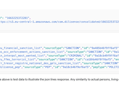 dilisense - JSON database