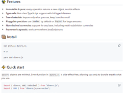 Dinero.js Screenshot 1