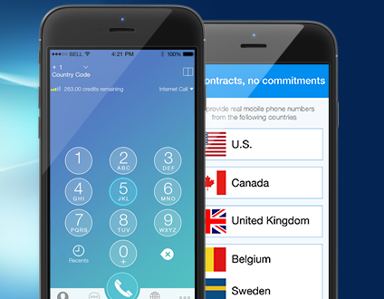 Dingtone app: standard registration with a virtual phone number