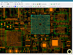 PCB Layout — interactive push-and-shove routing with real-time DRC