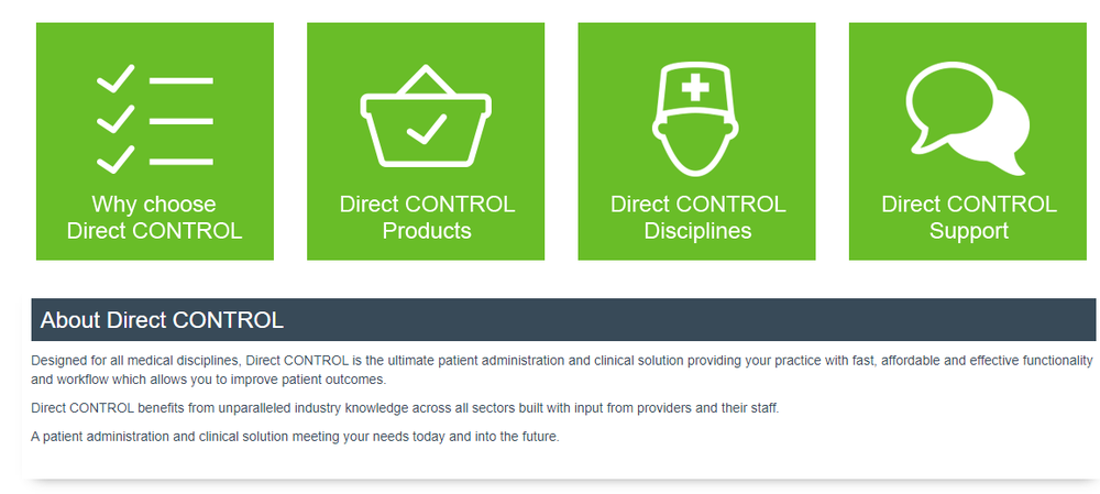 Direct CONTROL Screenshot 1