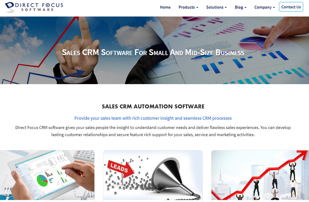 Direct Focus CRM Screenshot 1