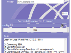 Direct HTTP Tunnel Screenshot 2
