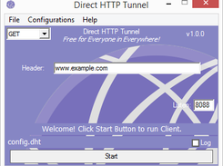 Direct HTTP Tunnel Screenshot 1