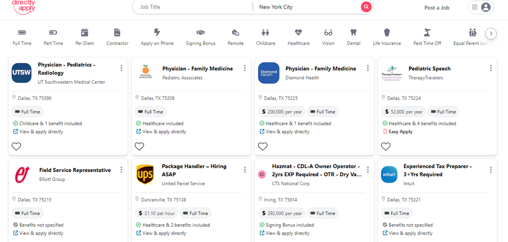 DirectlyApply Screenshot 1