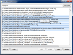 Allegro folder have lots of empty directories