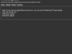 About upload page
