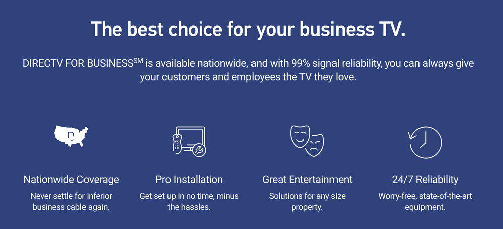 DIRECTV FOR BUSINESS Screenshot 1