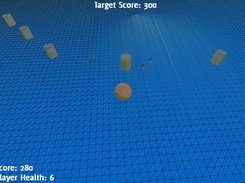 Gameplay in wireframe rendering state.