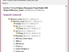 Displays treeview for HTML Directory Lister (v2.7)