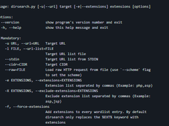 dirsearch Screenshot 1