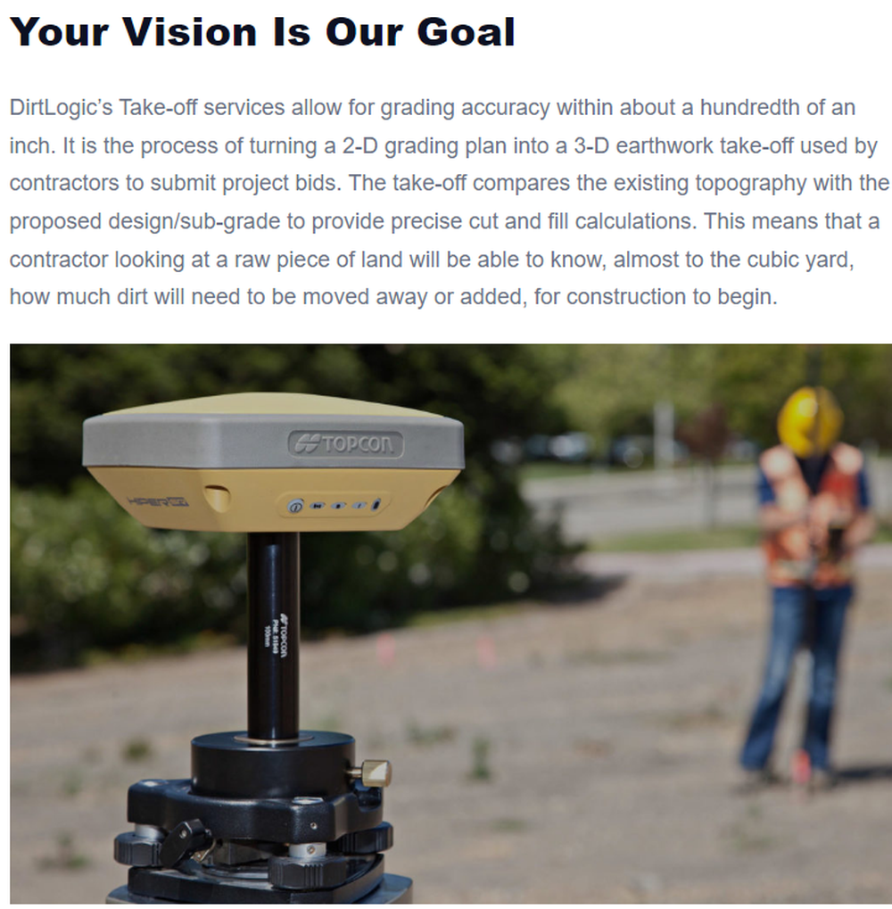 DirtLogic Earthwork Take-Offs Screenshot 1