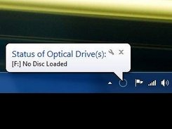 Indicates that no optical disc is loaded.