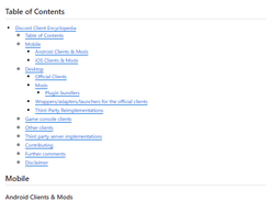 Discord Client Encyclopedia Screenshot 1