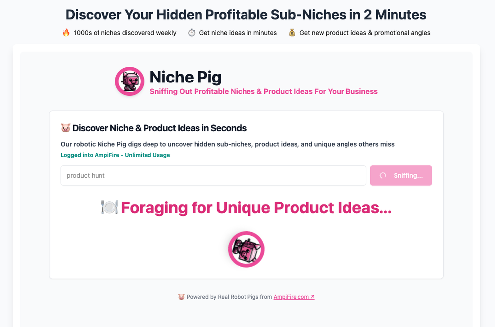 Niche Pig Screenshot 1