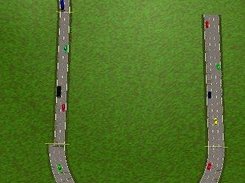 A simple highway network in Disim