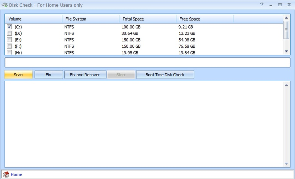 Puran Disk Check Screenshot 1