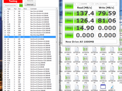 Testing with CrystalDiskMark in English