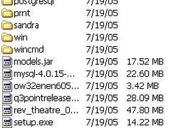 Disk contents browsing using Pocket PC