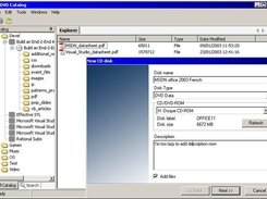 Disks browsing and the adding of the disk