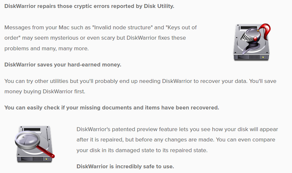 DiskWarrior Screenshot 1