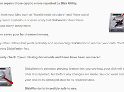 DiskWarrior Screenshot 1