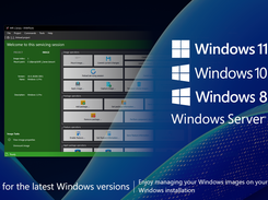 Take advantage of the operating system compatibility of DISMTools to manage your Windows images on your favorite environments, with client OS support from Windows 8.1 onwards and server OS support from Windows Server 2012 onwards