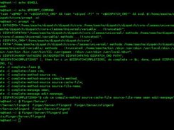 shows the integration into the shell