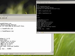 DOS in a VM (client:HyperTerminal): starting DispDump