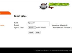 Backend Input Video