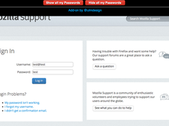 See my Password Firefox extension in action