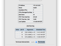Node Information / Manage Jobs