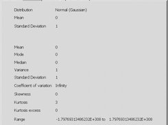 Statistical Distribution Explorer properties