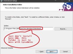Installer screenshot
