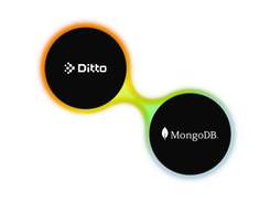 Seamlessly sync between Ditto and MongoDB: Ditto's native integration, built in direct collaboration with MongoDB