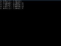 Just a simple console interface.