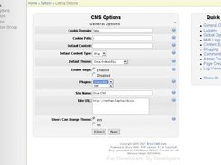 The main layout for DIVIA CMS