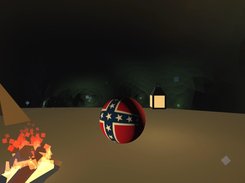 Warming up by a fire