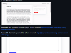 Django_blog Screenshot 1