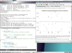 Scatterplot made with R backend.