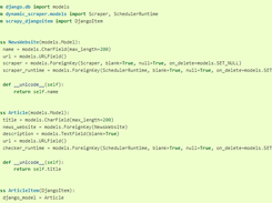django-dynamic-scraper Screenshot 1
