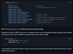 django-health-check Screenshot 1