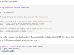 Django Notebook Screenshot 1