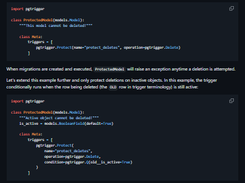 django-pgtrigger Screenshot 1