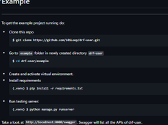 Django REST Framework User Screenshot 1