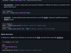 Django RQ Screenshot 1