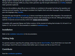 Django Two-Factor Authentication Screenshot 1