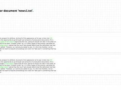 Side-by-side document comparison for error analysis