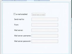 e-mail notification settings
